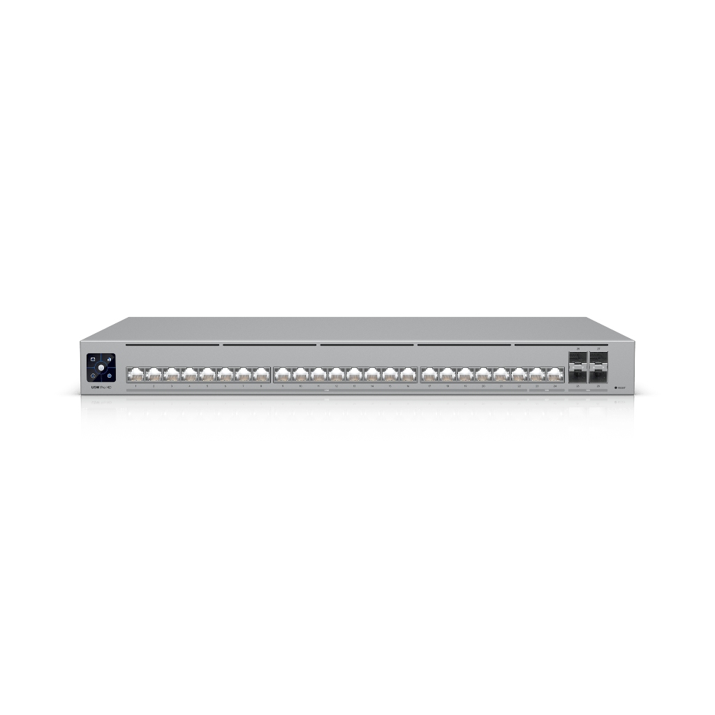 UBNT UniFi Pro HD 24 (USW-Pro-HD-24) | 2.5GbE, 10GbE RJ45, 10G SFP+ Layer 3 Switch - Ürün İncelemesi ve Fiyatları